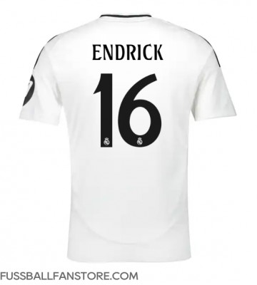 Real Madrid Endrick #16 Replik Heimtrikot 2024-25 Kurzarm